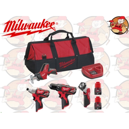 M12 BPP4A-202 ZESTAW POWERPACK MILWAUKEE M12 BPP 4 A-202 , nr. 4933441240